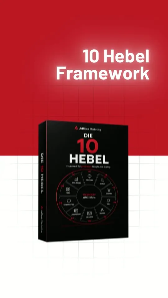 Video-Ad für AdRock Marketing: Das 10-Hebel-Framework hinter über 2,2 Mio. € Google-Umsatz für den Soulmate Store, jetzt kostenlos.